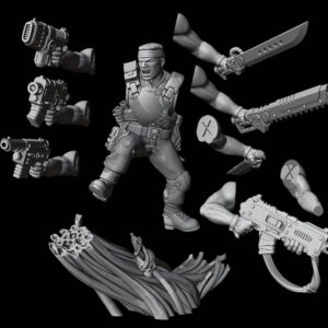 Catachan set warhammer 40k stl file proxies