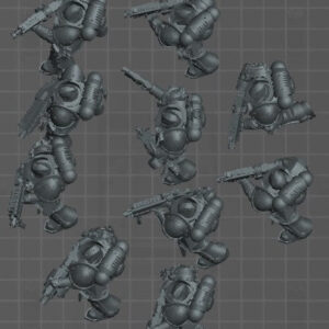 Marine heavy intercessors proxies warhammer 40k stl