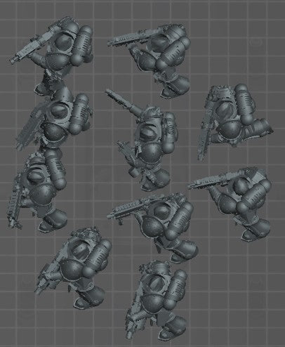 Marine heavy intercessors proxies warhammer 40k stl